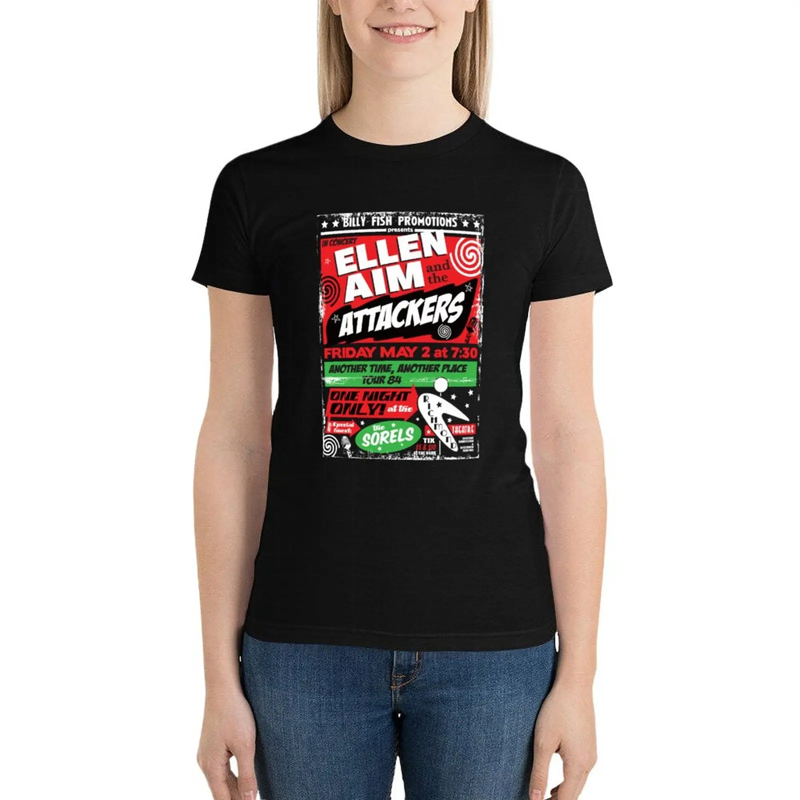 Ellen Aim and the Attackers T-Shirt anime clothes Short sleeve tee t-shirts for Women pack
Ellen Aim and the Attackers T-Shirt anime clothes Short sleeve tee t-shirts for Women pack