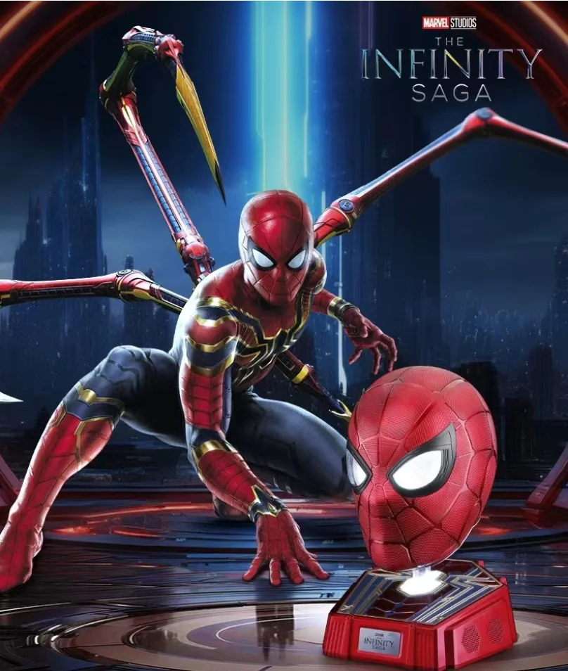Marvel Ultimate Spider-Man Helmet 1:1 Wearable Electric Helmet With Bluetooth Base Collectible Model Cosplay Ornament Figure
Marvel Ultimate Spider-Man Helmet 1:1 Wearable Electric Helmet With Bluetooth Base Collectible Model Cosplay Ornament Figure
