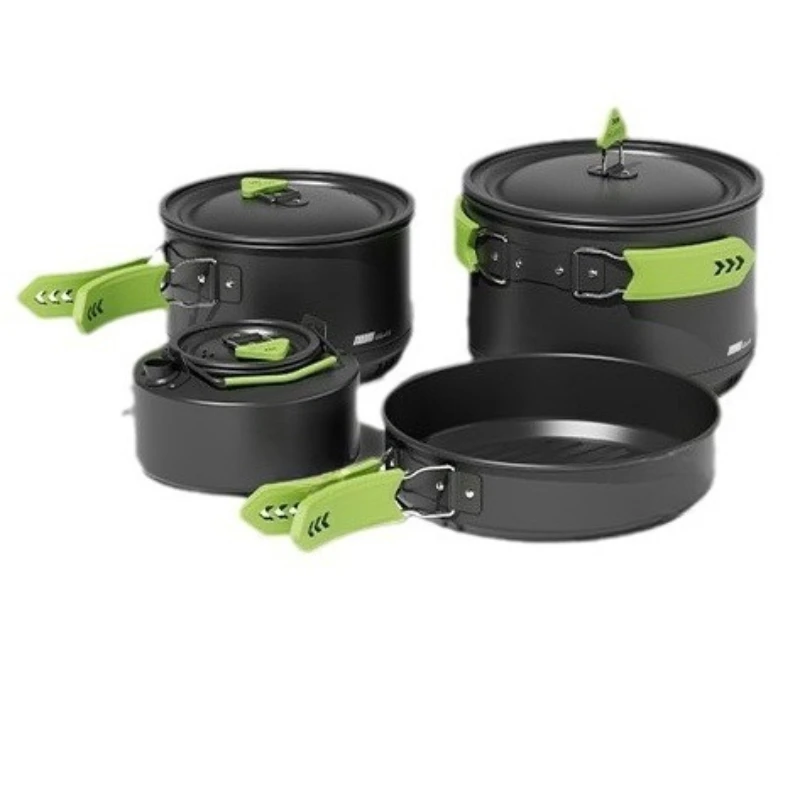 Camping Cookware Outdoor Stove Kettle Cooking Equipment City Escape Full Set of Pots and Cutlery Portable
Camping Cookware Outdoor Stove Kettle Cooking Equipment City Escape Full Set of Pots and Cutlery Portable