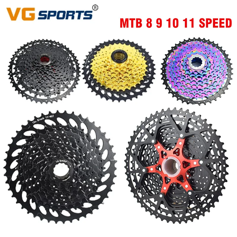 VG Sports 8 9 10 11 12 Speed Mountain Bike Cassette 9v 10v 11v 12v MTB Bicycle Freewheel Ultralight Bracket Sprocket Red Black
VG Sports 8 9 10 11 12 Speed Mountain Bike Cassette 9v 10v 11v 12v MTB Bicycle Freewheel Ultralight Bracket Sprocket Red Black