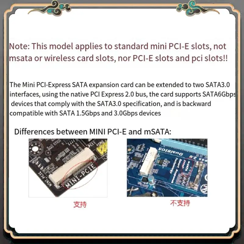 ASMA-Mini 2-Port PCI-E PCI To SATA 3.0 6Gbps Converter Hard Drive Expansion Adapter Converter Boards Card For Windows
ASMA-Mini 2-Port PCI-E PCI To SATA 3.0 6Gbps Converter Hard Drive Expansion Adapter Converter Boards Card For Windows