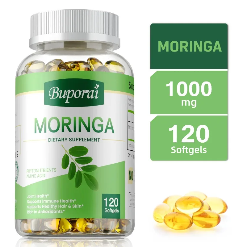 Moringa Supplements - For Healthy Skin, Joints, Cardiovascular Health, Enhances Memory, Supports Repair of Damaged Cells
Moringa Supplements - For Healthy Skin, Joints, Cardiovascular Health, Enhances Memory, Supports Repair of Damaged Cells