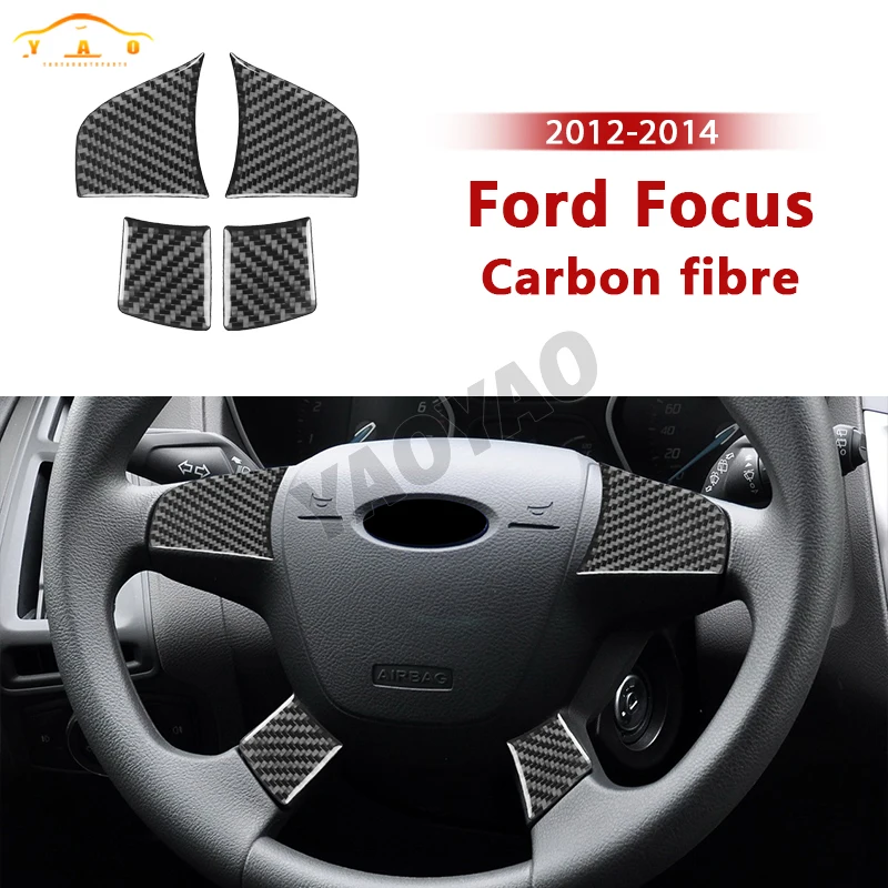 Carbon fiber For Ford Focus 2012 2013 2014 ABS Steering Wheel Panel Cover Trim Decoration Car sticker Accessories
Carbon fiber For Ford Focus 2012 2013 2014 ABS Steering Wheel Panel Cover Trim Decoration Car sticker Accessories