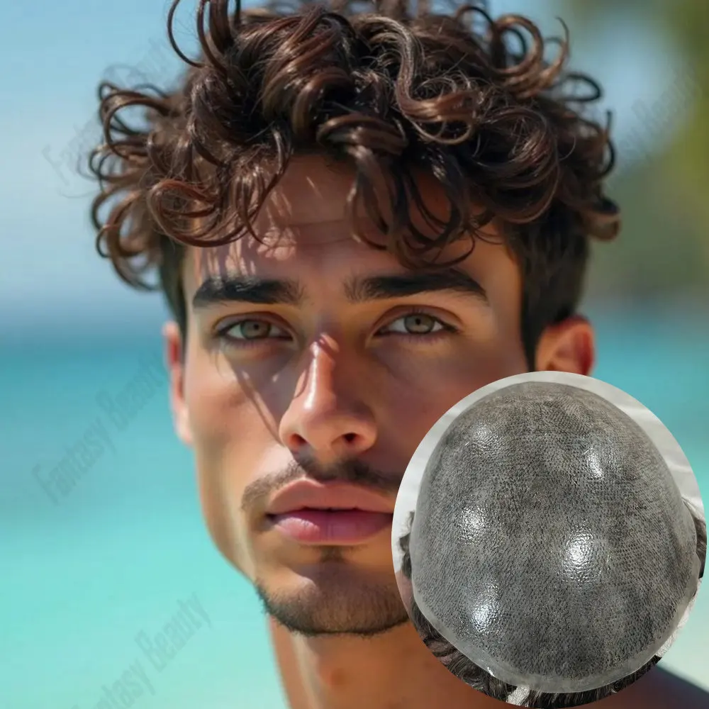 28MM Loose Curly Toupee For Bald Men Human Hair Replacement System Grey Black Hair Topper Pieces Mens Durable Capillary Prothesi
28MM Loose Curly Toupee For Bald Men Human Hair Replacement System Grey Black Hair Topper Pieces Mens Durable Capillary Prothesi