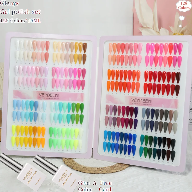 Glenys 126 color nail polish gel net red popular versatile white soak gel nail salon essential nail art varnish set
Glenys 126 color nail polish gel net red popular versatile white soak gel nail salon essential nail art varnish set