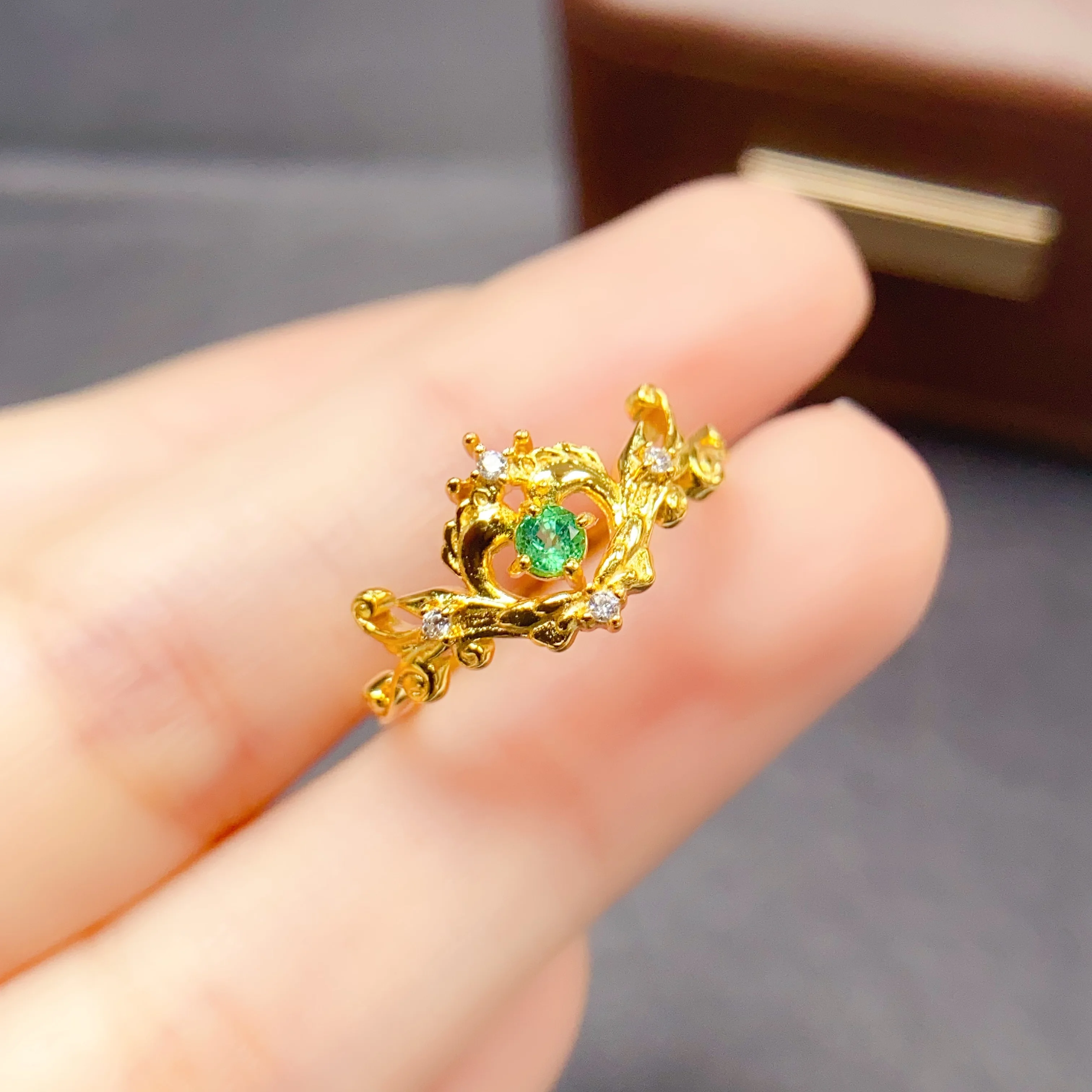 3mm Natural Emerald Ring S925 Sterling Silver Certificate Design Fine Fashion Charm Weddings Jewelry for Women FS
3mm Natural Emerald Ring S925 Sterling Silver Certificate Design Fine Fashion Charm Weddings Jewelry for Women FS