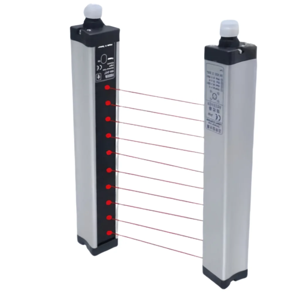 NA-04E 24V 4-Point NPN Through-Beam Safety Light Curtain with 0-30V Photoelectric Sensor Switch Optical Sensors Product Category
NA-04E 24V 4-Point NPN Through-Beam Safety Light Curtain with 0-30V Photoelectric Sensor Switch Optical Sensors Product Category
