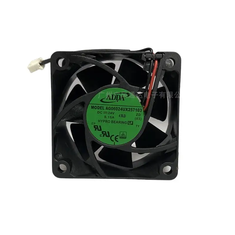For ADDA AG06024UX257103 60x60x25mm DC 24V 0.15A 2-Wire High Power VFD Inverter Fan
For ADDA AG06024UX257103 60x60x25mm DC 24V 0.15A 2-Wire High Power VFD Inverter Fan