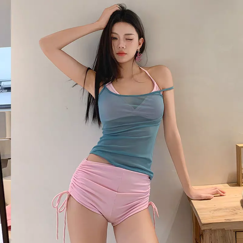 Sexy Three-Point Bikini Swimwear 2025 New Arrival Beach Vacation Women's Pink Small Chest Gathered Nylon round Neck Fitness
Sexy Three-Point Bikini Swimwear 2025 New Arrival Beach Vacation Women's Pink Small Chest Gathered Nylon round Neck Fitness
