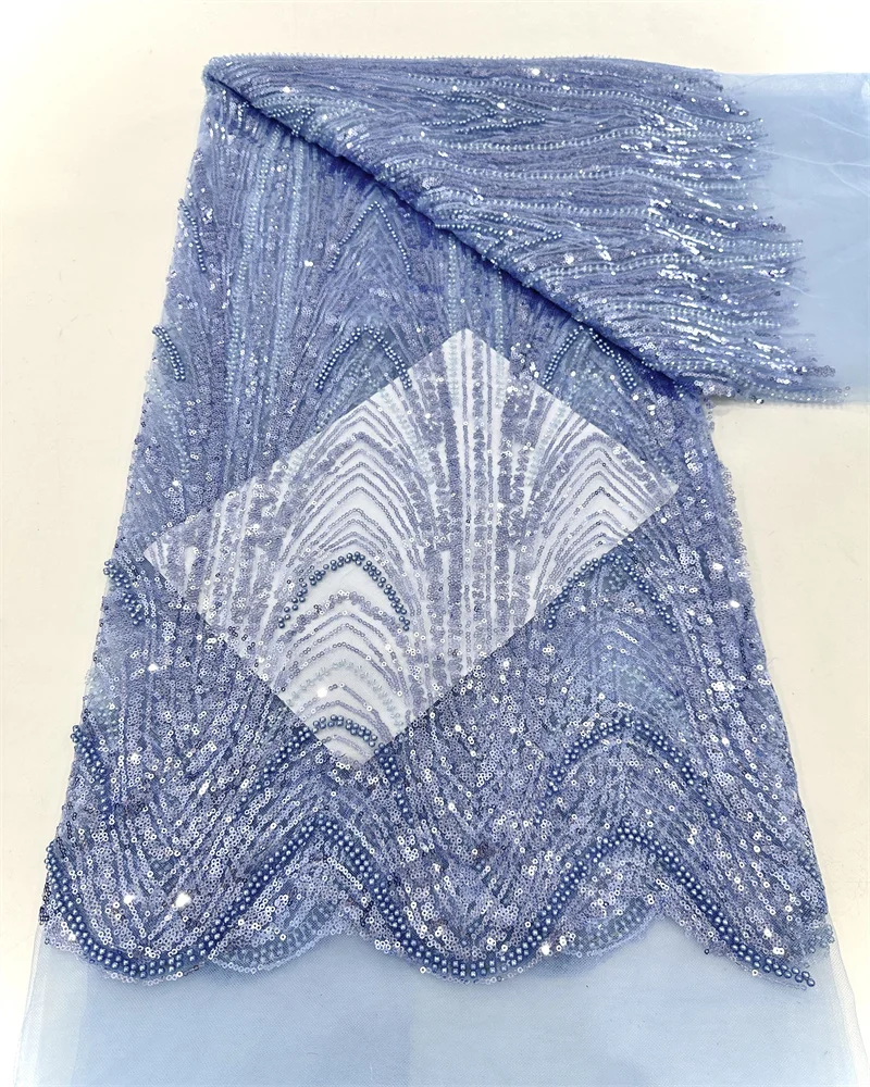 African Beaded Lace Fabric 2025 High Quality Nigeria Groom Lace Fabric French Sequin Lace Fabric for Party Dress
African Beaded Lace Fabric 2025 High Quality Nigeria Groom Lace Fabric French Sequin Lace Fabric for Party Dress
