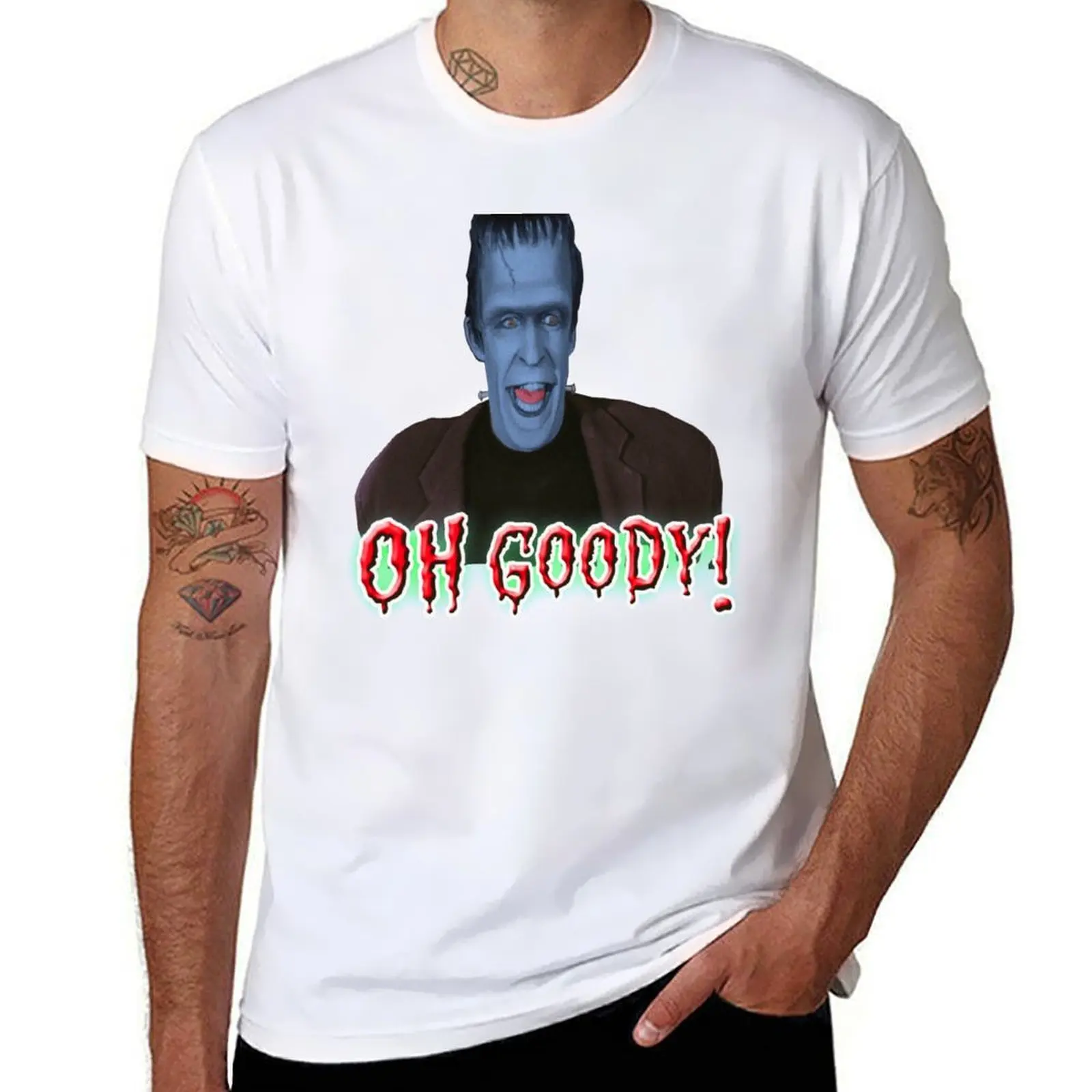 HERMAN MUNSTER OH GOODY! T-Shirt man t shirt heavy cotton t shirts for man cotton funny T-Shirt
HERMAN MUNSTER OH GOODY! T-Shirt man t shirt heavy cotton t shirts for man cotton funny T-Shirt