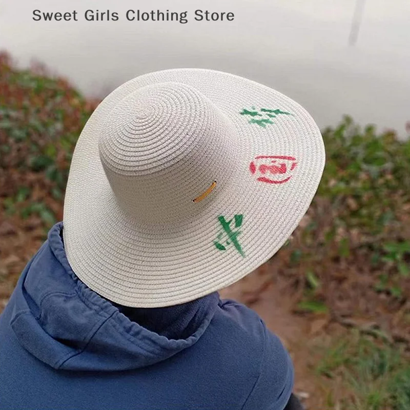 Summer Sun Protection Papystraw Hat Shade Breathable Straw Hat Outdoor Farmers Labor Protection Hat Can Be Graffiti
Summer Sun Protection Papystraw Hat Shade Breathable Straw Hat Outdoor Farmers Labor Protection Hat Can Be Graffiti