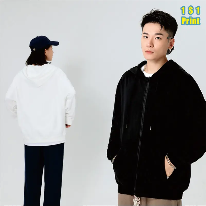High Quality Velvet Zipper Hoodie Sweatshirt Custom Logo Pint Embroidery Personal Design Picture text 11 Color Zipper Jackets
High Quality Velvet Zipper Hoodie Sweatshirt Custom Logo Pint Embroidery Personal Design Picture text 11 Color Zipper Jackets