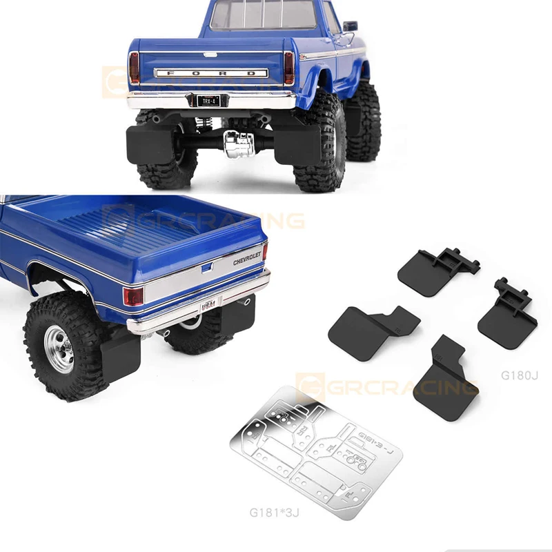 Fender Simulated Metal Bracket Decorative Fender Glue for 1/18 RC Crawler Car TraxxasTRX4M Defender Ford F150/Chevrolet K10 Part
Fender Simulated Metal Bracket Decorative Fender Glue for 1/18 RC Crawler Car TraxxasTRX4M Defender Ford F150/Chevrolet K10 Part