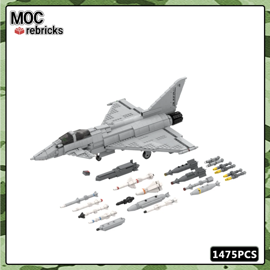 MOC Military Series Eurofighter EF-2000 Typhoon Fighter Building Block Model Set DIY Boy Toys Hobbies Holiday Gifts
MOC Military Series Eurofighter EF-2000 Typhoon Fighter Building Block Model Set DIY Boy Toys Hobbies Holiday Gifts