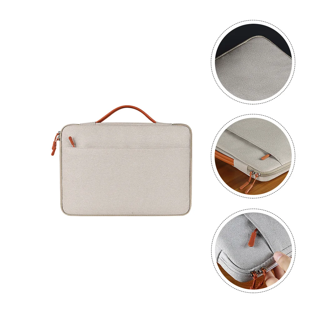 1Pcs Laptop Bag Computer Handbag Smooth Zipper Shockproof Portable Carrying Tote Notebook Storage Organizer Business Travel
1Pcs Laptop Bag Computer Handbag Smooth Zipper Shockproof Portable Carrying Tote Notebook Storage Organizer Business Travel