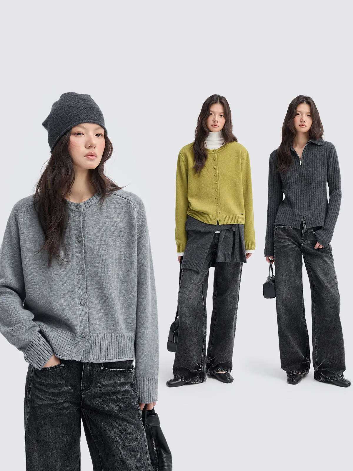 Вязаный кардиган JUSLIN с пуговицами, повседневный, с длинными рукавами, круглым вырезом, открытый спереди, стандартный крой, женская мода
Вязаный кардиган JUSLIN с пуговицами, повседневный, с длинными рукавами, круглым вырезом, открытый спереди, стандартный крой, женская мода