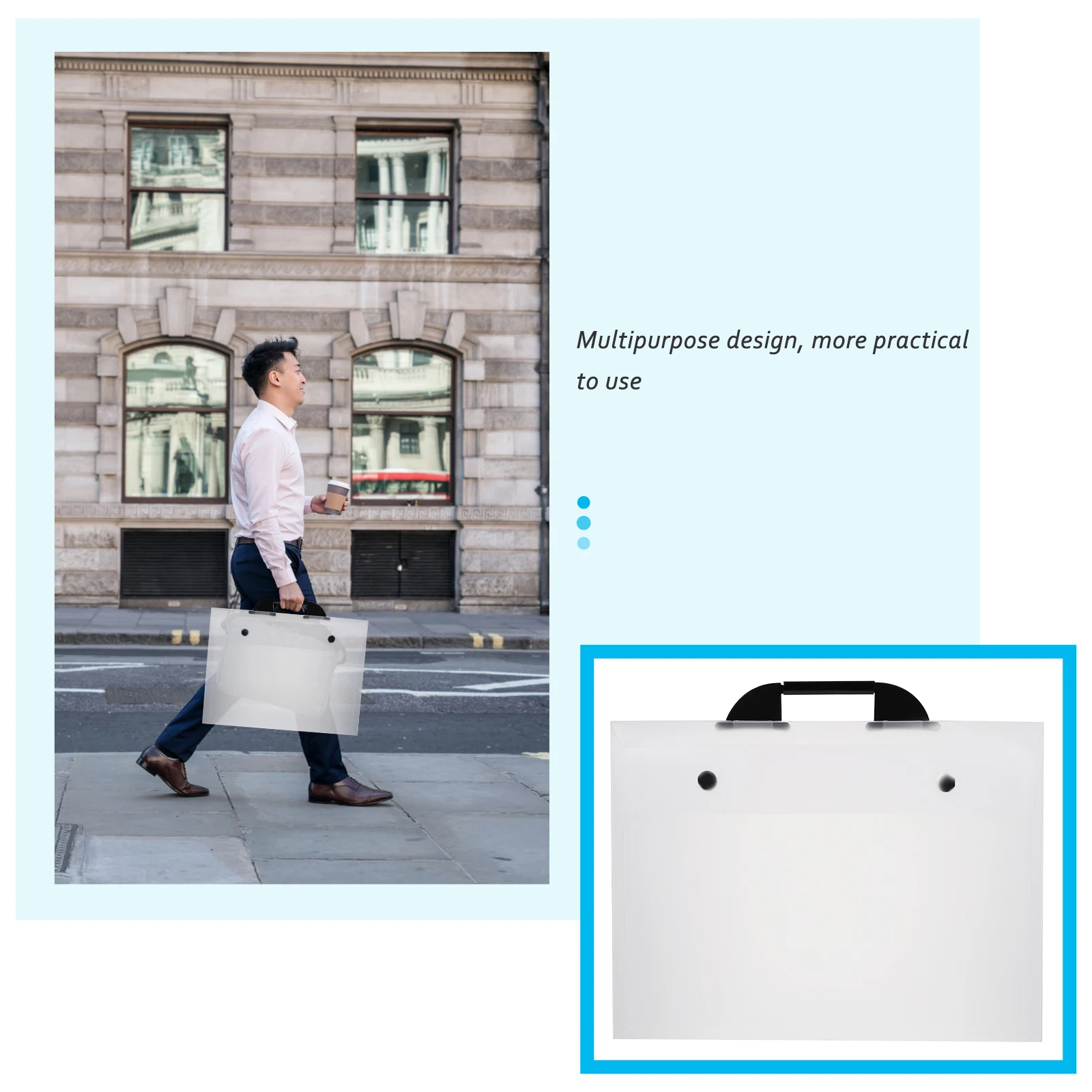 A3 Art Portfolio Plastic Document Holder for Artworks Files Bag Pouches Storing Paintings Office Use Craftsmanship Durability
A3 Art Portfolio Plastic Document Holder for Artworks Files Bag Pouches Storing Paintings Office Use Craftsmanship Durability