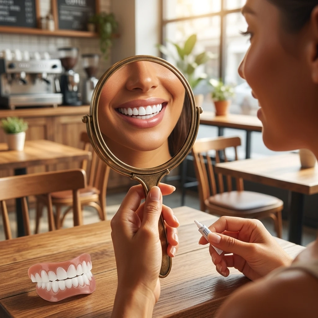 Rage Portable Cosmetic Denture Cover Snap Style Whitening Veneers Quick Confident Smile Dental Supplies CK848
Rage Portable Cosmetic Denture Cover Snap Style Whitening Veneers Quick Confident Smile Dental Supplies CK848