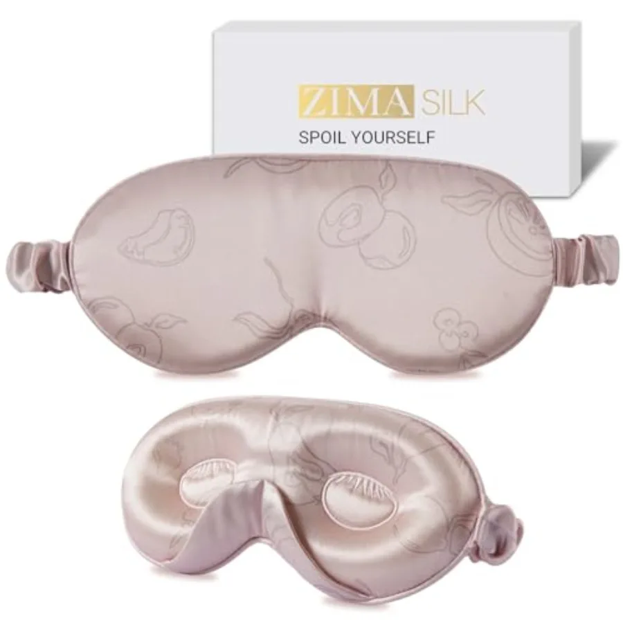 ZIMASILK Adjustable 22 Momme 100% Mulberry Silk Sleep Mask, Upgraded 3D Contoured Cup Eye Mask for Sleeping, Super Soft and Bre
ZIMASILK Adjustable 22 Momme 100% Mulberry Silk Sleep Mask, Upgraded 3D Contoured Cup Eye Mask for Sleeping, Super Soft and Bre
