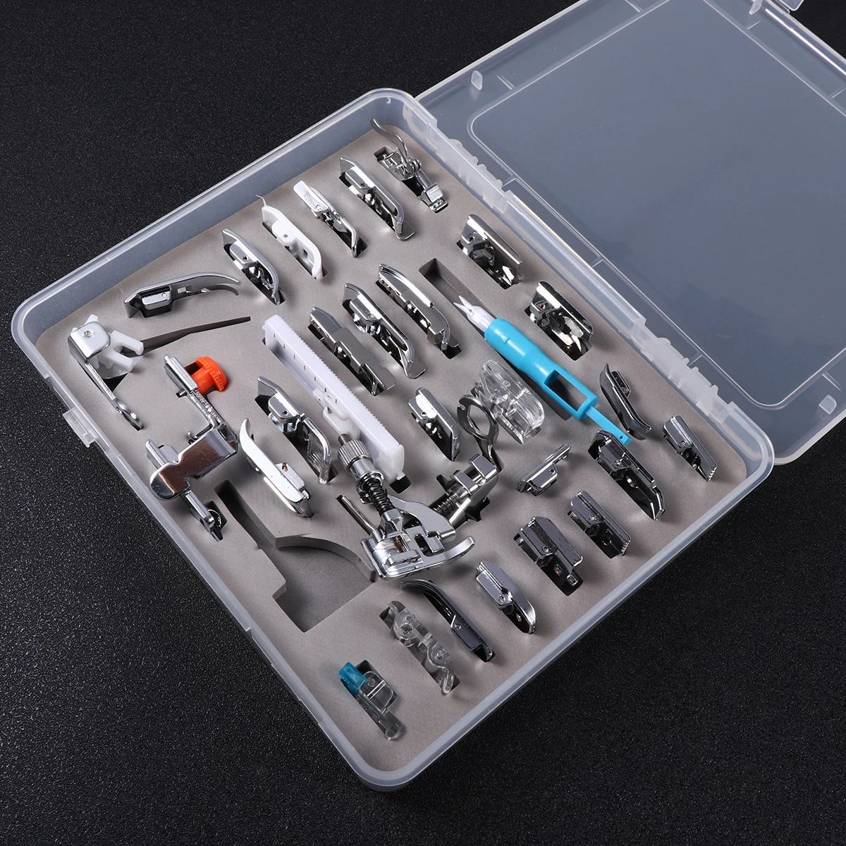 Sewing Machine Presser Feet Durable Alloy Suitable Household Sewing Machines Clothes Projects Lightweight Fabric
Sewing Machine Presser Feet Durable Alloy Suitable Household Sewing Machines Clothes Projects Lightweight Fabric