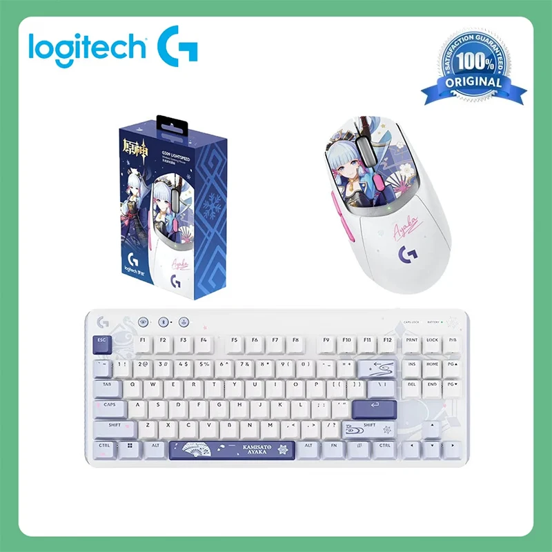 Новый 100% оригинальный комплект игровой мыши и клавиатуры Logitech x Genshin Impact Kamisato Ayaka
Новый 100% оригинальный комплект игровой мыши и клавиатуры Logitech x Genshin Impact Kamisato Ayaka