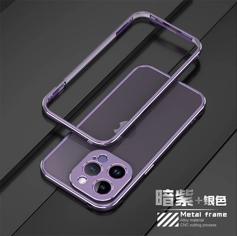 Ультратонкий алюминиевый металлический чехол-бампер для iPhone 14 Pro Max, с металлической защитой для объектива камеры
Ультратонкий алюминиевый металлический чехол-бампер для iPhone 14 Pro Max, с металлической защитой для объектива камеры
