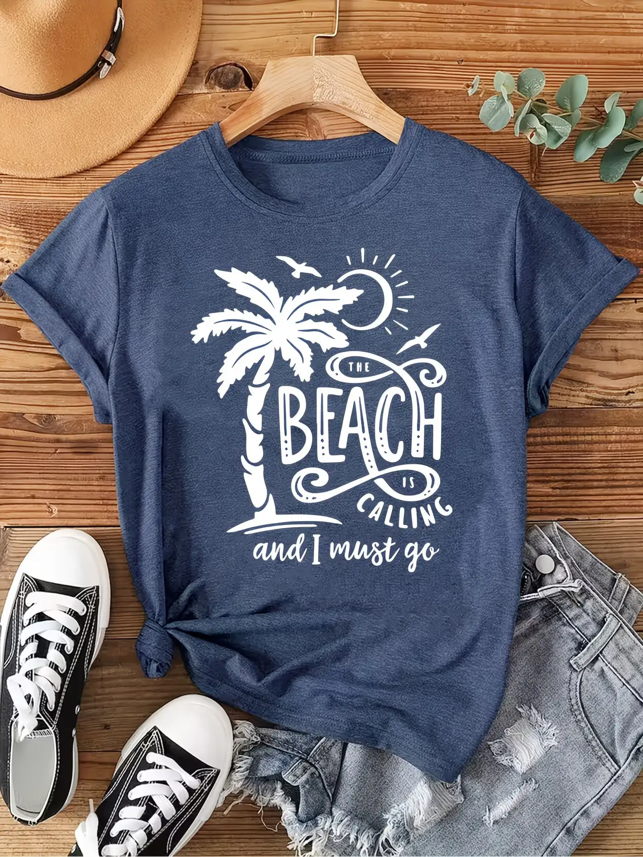 Plus size women's short sleeve T-shirt Palm Tree Sun Beach Calling soft and comfortable fabric summer outfits women's clothing
Plus size women's short sleeve T-shirt Palm Tree Sun Beach Calling soft and comfortable fabric summer outfits women's clothing