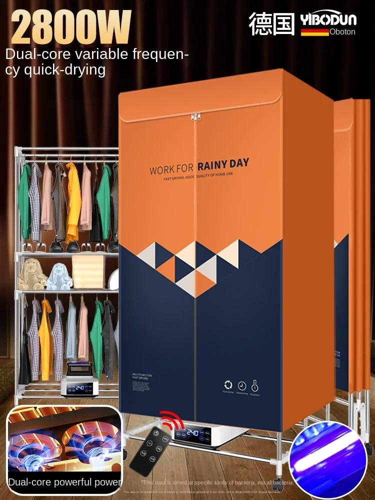 220V dryer for household use, foldable clothes dryer, large capacity quick drying clothes
220V dryer for household use, foldable clothes dryer, large capacity quick drying clothes