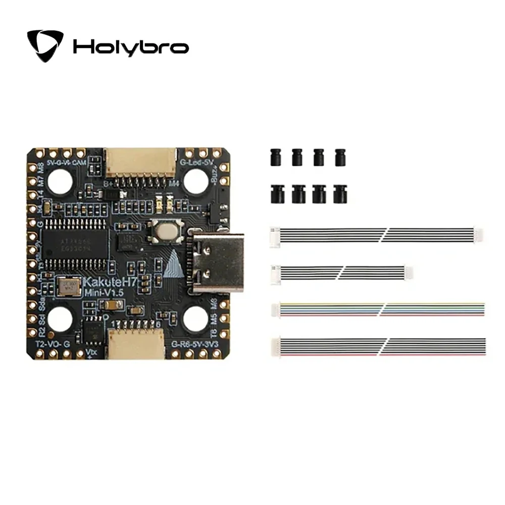 Мини-контроллер полета Holybro Kakute H7 ICM42688P с барометром AT7456E OSD 2-6S BEC 5V 2A для деталей RC FPV Drone
Мини-контроллер полета Holybro Kakute H7 ICM42688P с барометром AT7456E OSD 2-6S BEC 5V 2A для деталей RC FPV Drone