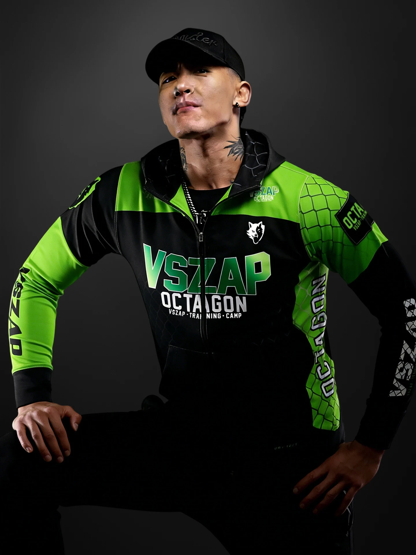 VSZAP Octagonal Cage Men's Hoodie Zipper Long Sve Gym Fitn Casual Training Sportswear Comfortable Stand Fit Sweatirt
VSZAP Octagonal Cage Men's Hoodie Zipper Long Sve Gym Fitn Casual Training Sportswear Comfortable Stand Fit Sweatirt