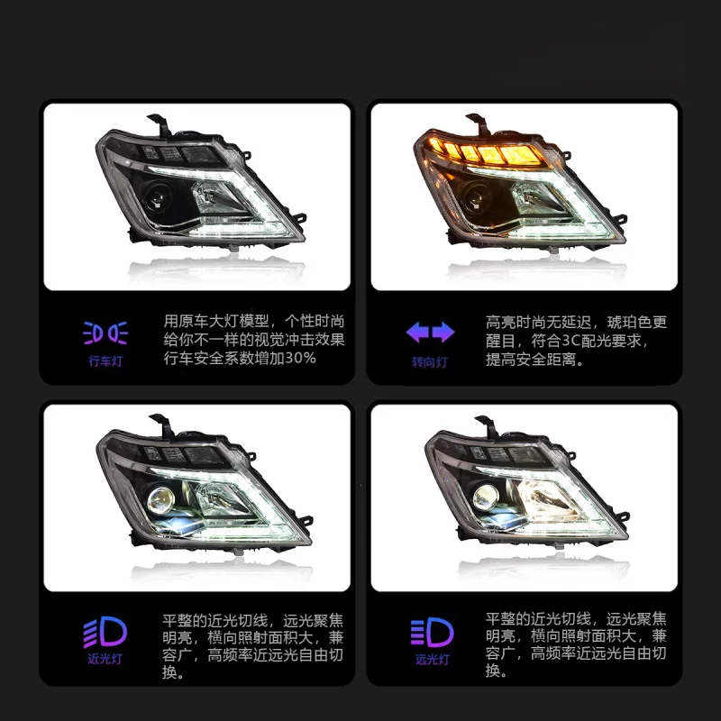 Suitable for 12-19 Nissan Patrol Y62 Headlight Assembly Modified High-End LED Daytime Running Light Flowing Turn Signal Light
Suitable for 12-19 Nissan Patrol Y62 Headlight Assembly Modified High-End LED Daytime Running Light Flowing Turn Signal Light