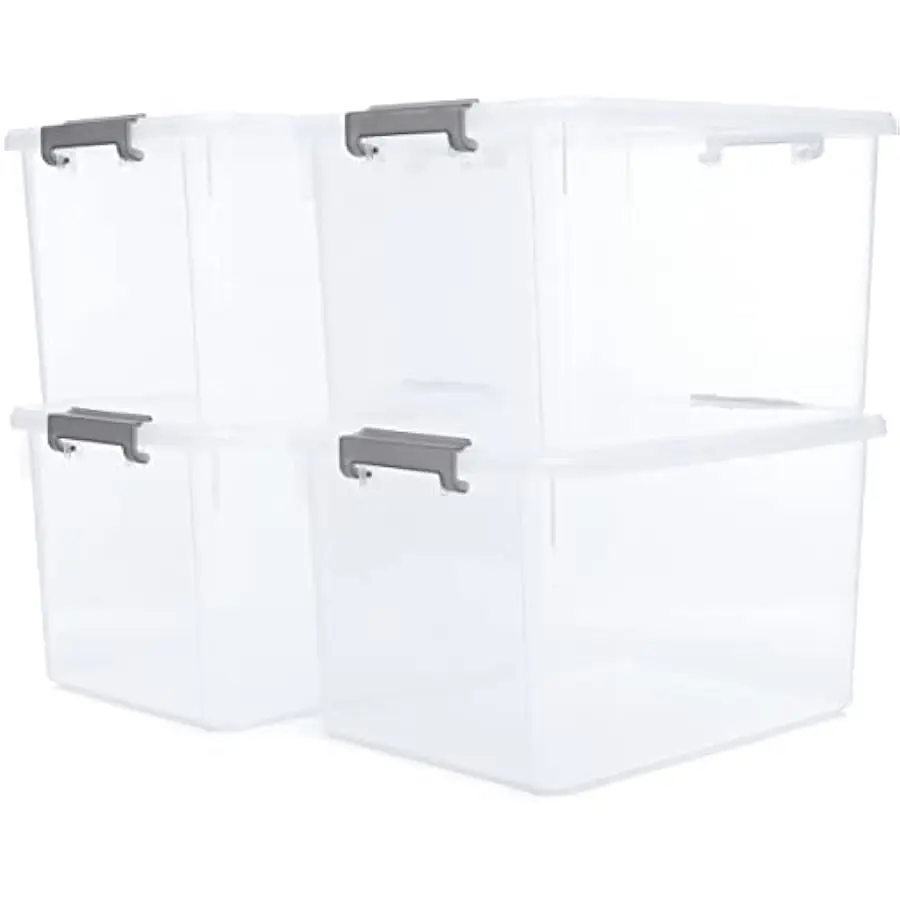 Citylife 32 QT Plastic Storage Bins with Latching Lids Stackable Storage Containers for Organizing Large Clear Storage Box for G
Citylife 32 QT Plastic Storage Bins with Latching Lids Stackable Storage Containers for Organizing Large Clear Storage Box for G