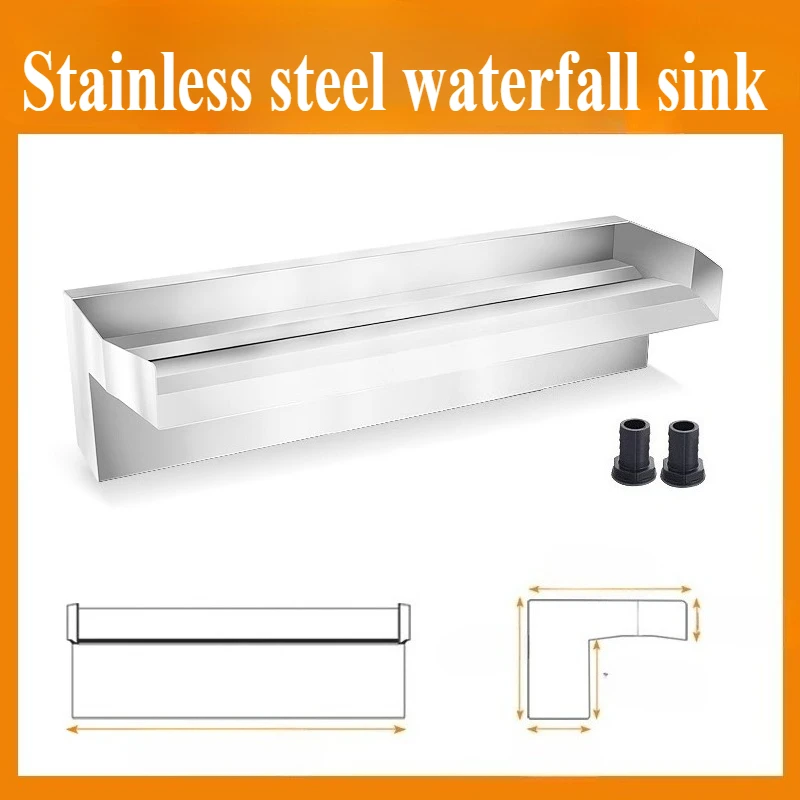 Stainless steel waterfall outlet water flow landscape wall landscaping water painting water flow trough
Stainless steel waterfall outlet water flow landscape wall landscaping water painting water flow trough