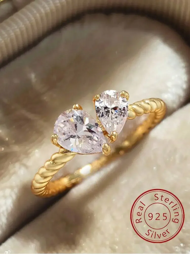 925 Sterling Silver Oval Water-drop Square Pear Love Zircon Ring For Women Wedding Luxury Fashion High Quality Fine Jewelry
925 Sterling Silver Oval Water-drop Square Pear Love Zircon Ring For Women Wedding Luxury Fashion High Quality Fine Jewelry