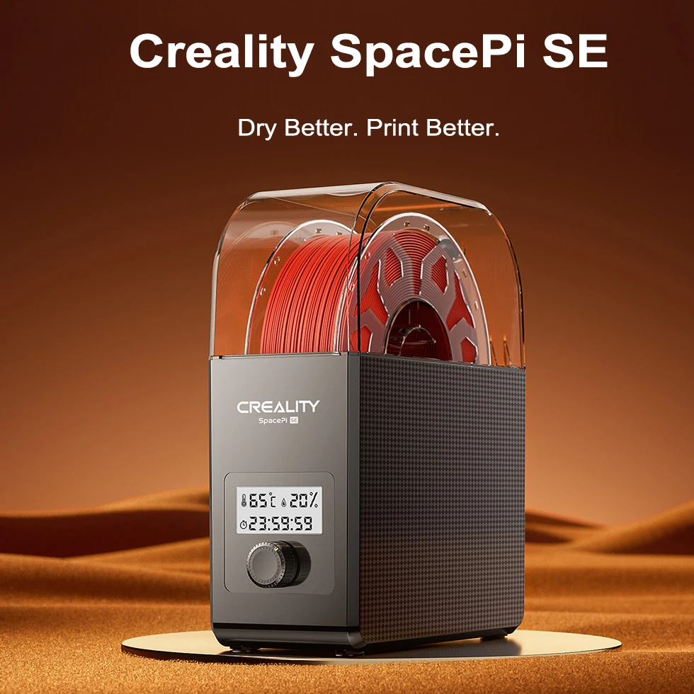 Creality SpacePi SE Filament Dryer Upgrad PTC Heating Solution 2nd-Gen Temp&Humidity Sensor for 1.75 2.85mm 3D Printer Filament