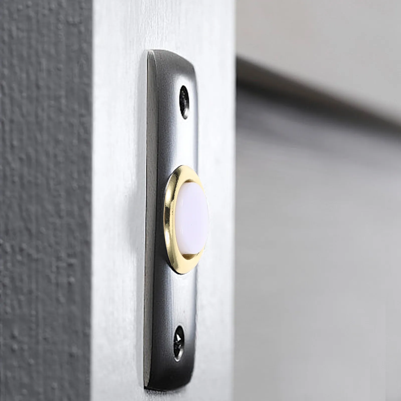 Gold Plated Vintage Doorbell Switch Sturdy Alloy Push Button Replacement Wired Ringer Easy Install Soft LED Light Home Chime
Gold Plated Vintage Doorbell Switch Sturdy Alloy Push Button Replacement Wired Ringer Easy Install Soft LED Light Home Chime