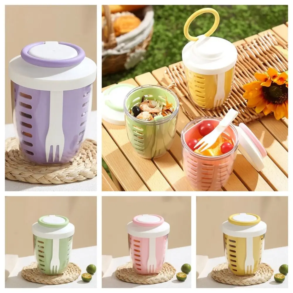 650ml Fruit Salad Cup with Fork Ins Breakfast Juice Cup Double Layer Drainage Large Capacity Fruit Freshness Container
650ml Fruit Salad Cup with Fork Ins Breakfast Juice Cup Double Layer Drainage Large Capacity Fruit Freshness Container