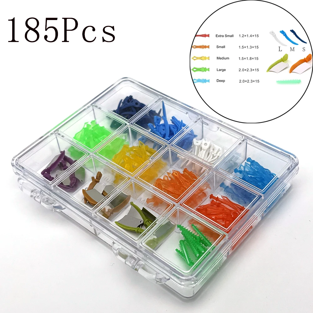 Dental Wedges Diamond Wedges Knife Interdental Wedge 185Pcs/12Type high quality Dentistry Disposable Wedges Tooth Gap Wedge
Dental Wedges Diamond Wedges Knife Interdental Wedge 185Pcs/12Type high quality Dentistry Disposable Wedges Tooth Gap Wedge