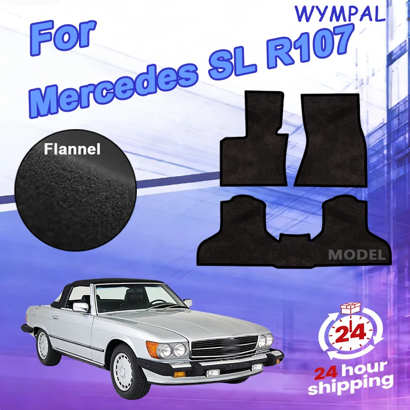 Nylon Velour Car velour mats fit for Mercedes SL R107 long front (1971-1989) -black
Nylon Velour Car velour mats fit for Mercedes SL R107 long front (1971-1989) -black