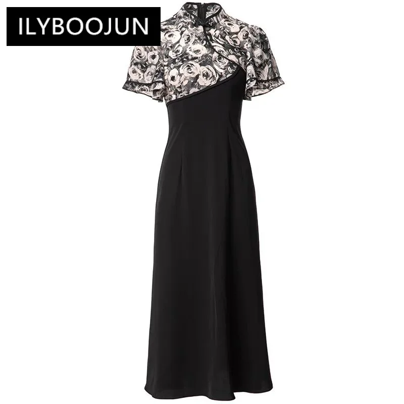 ILYBOOJUN Fashion Women's New Chinese-Style Stand-Up Collar Short-Sleeved Patchwork Tie Dye Printed Vintage Hip Wrap MIDI Dress
ILYBOOJUN Fashion Women's New Chinese-Style Stand-Up Collar Short-Sleeved Patchwork Tie Dye Printed Vintage Hip Wrap MIDI Dress
