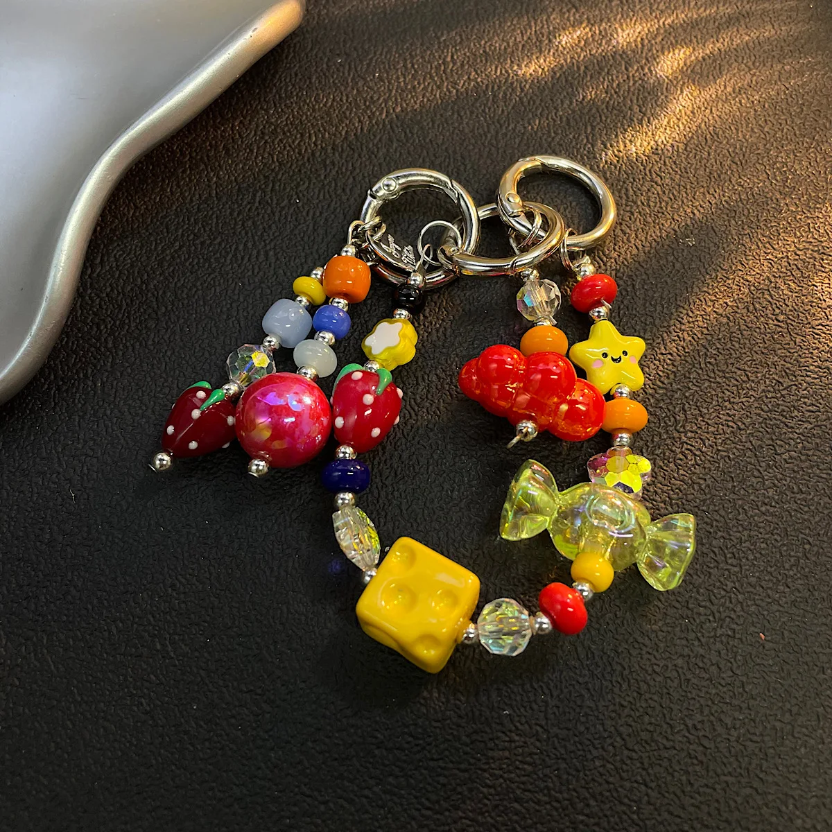 Multi Color Dopamine Mobile Phone Chain Hanging Chain, Smile Star Sports Pendant Bag, Keychain, Universal Chain Cute Lanyard
Multi Color Dopamine Mobile Phone Chain Hanging Chain, Smile Star Sports Pendant Bag, Keychain, Universal Chain Cute Lanyard
