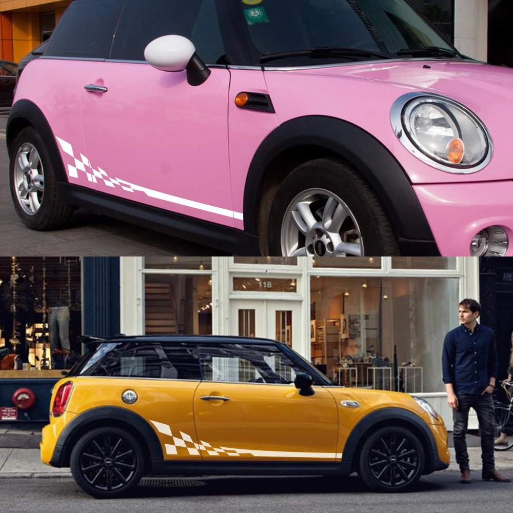 Car Side Vinyl Stickers Tuning Auto Accessories For Mini Cooper R56 R57 R58 R50 R52 R53 R59 R61 Countryman R60 F60 F55 F56 F54