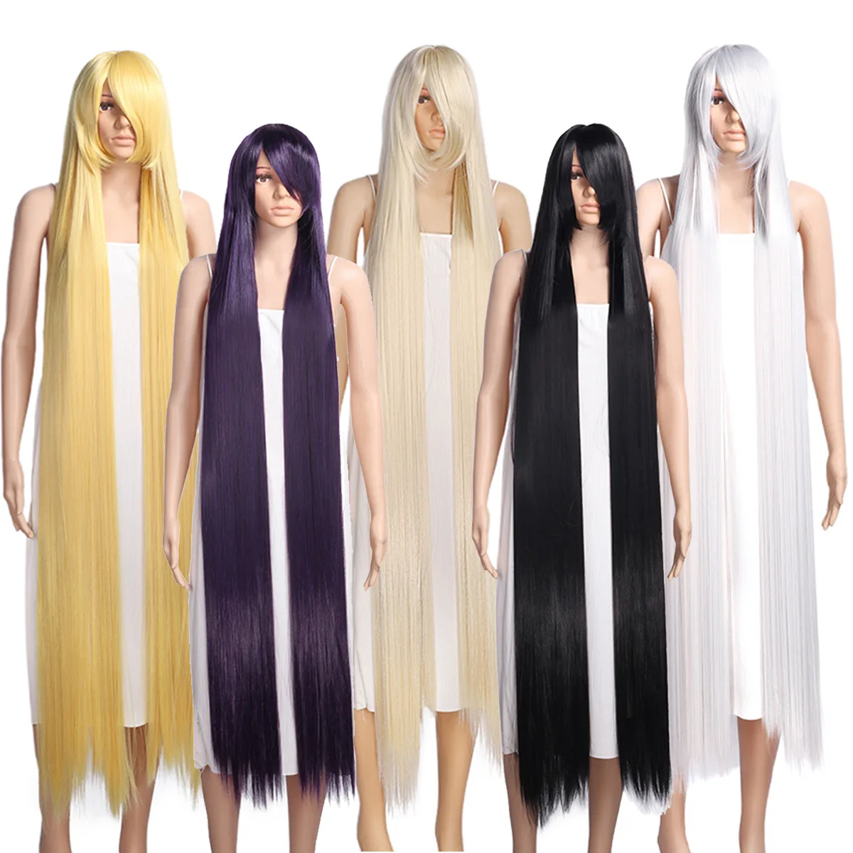 150CM Universal Straight Cosplay Wigs Heat Resistant Synthetic Hair Women Costume for Halloween Carnival Party
150CM Universal Straight Cosplay Wigs Heat Resistant Synthetic Hair Women Costume for Halloween Carnival Party