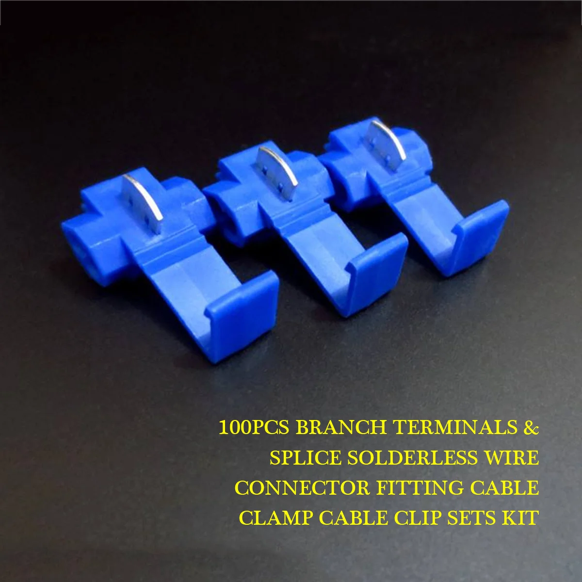100Pcs Wire Connector Set Quick Branch Solderless Flexible Electrical Terminal Clamp Kit for Automotive Installation Measurement
100Pcs Wire Connector Set Quick Branch Solderless Flexible Electrical Terminal Clamp Kit for Automotive Installation Measurement