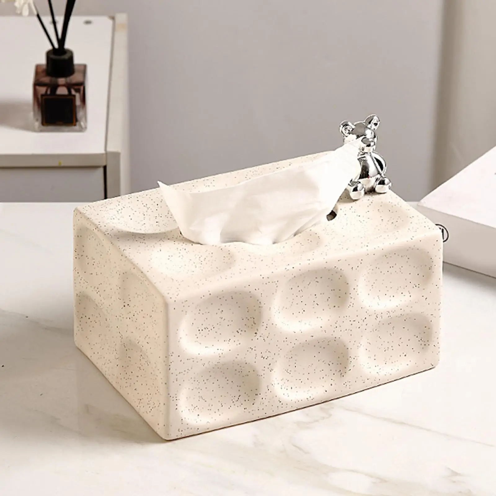 Ceramic Tissue Box Holder Dispenser for Car Bathroom Countertop Vanity
Ceramic Tissue Box Holder Dispenser for Car Bathroom Countertop Vanity