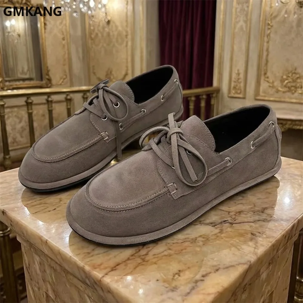 Round Toe Lace Up Flat Shoes Women Suede Leather Soft Sole Comfort Walking Daily Casual Outdoor Commute Slip On Loafers
Round Toe Lace Up Flat Shoes Women Suede Leather Soft Sole Comfort Walking Daily Casual Outdoor Commute Slip On Loafers