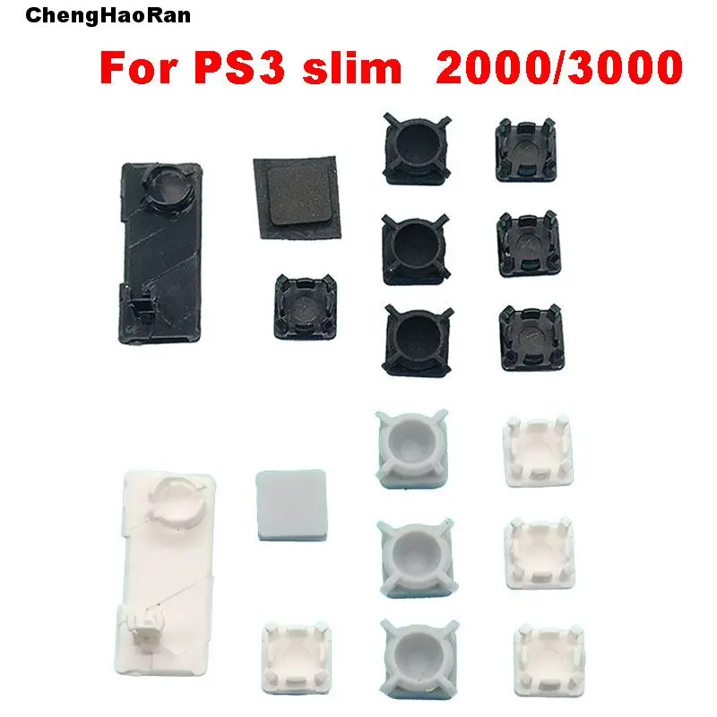 1set White/Black Silicone Bottom Rubber Feet Pads Cover Cap For PS3 Slim 2000 3000 Console Housing Case Rubber Feet Cover
1set White/Black Silicone Bottom Rubber Feet Pads Cover Cap For PS3 Slim 2000 3000 Console Housing Case Rubber Feet Cover