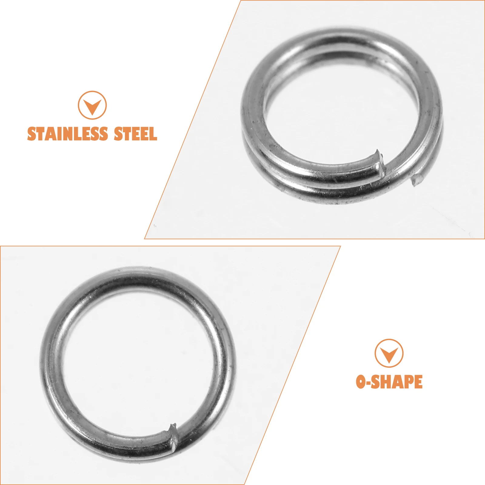 Fishing Swivel Lure Connector Rings Double Turning Hole O Shape Split Rings Stainless Steel Durable Various Sizes Large Quantity
Fishing Swivel Lure Connector Rings Double Turning Hole O Shape Split Rings Stainless Steel Durable Various Sizes Large Quantity