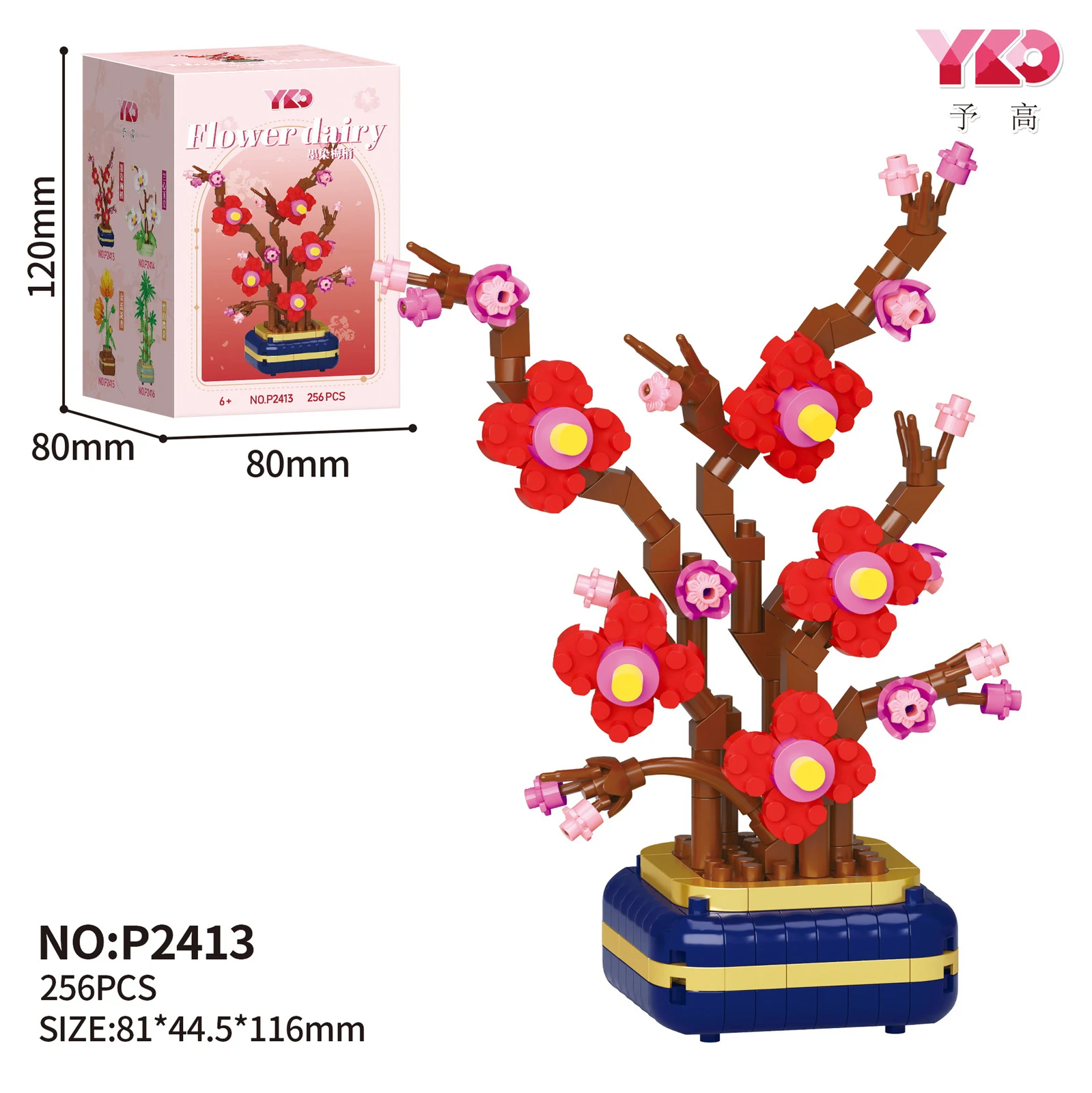 Miniature Simulation Flowers Building Block Toy Eternal Potted Plant Bouquet Bricks Home Ornament Toy for Girls Mom Gift
Miniature Simulation Flowers Building Block Toy Eternal Potted Plant Bouquet Bricks Home Ornament Toy for Girls Mom Gift